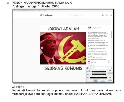 Admin SR23 Penyebar Jokowi PKI Ogah Minta Maaf ke Presiden
