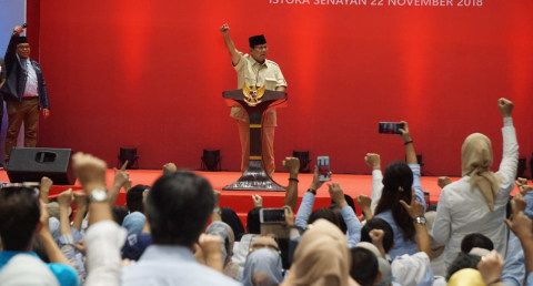 Prabowo: Koalisi Kami Aneh, Ada Anak Bung Karno hingga Anak Pak Harto 