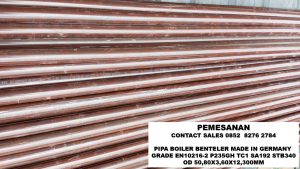 PIPA BOILER OD 50.80X3.60X12.300MM BENTELER P235GH&nbsp;TC1