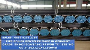PIPA BOILER BENTELER OD 31,80X3,20 EN10216&ndash;2 A/SA192 P235GH&nbsp;TC1
