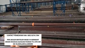 PIPA BOILER OD 44.50 X 4.00 X 12.300MM GRADE P235GH&nbsp;TC1