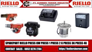 SPAREPART BURNER RIELLO PRESS GW,1G,2G,3G,4G
