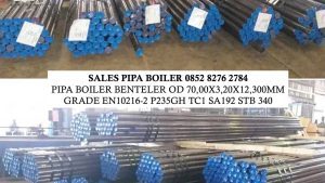PIPA BOILER CARBON STEEL OD 70.00X3.20X12.000MM