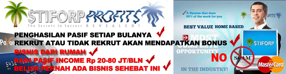 ** STIFORP ** PROFITS BISNIS ONLINE YG SUDAH MENCAKUP 90 NEGARA DAN TERPERCAYA