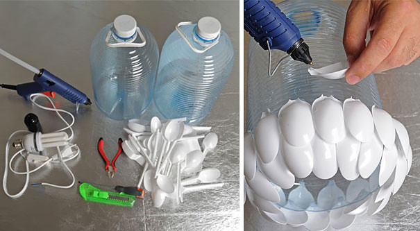 Kerajinan Botol Plastik Bekas 
