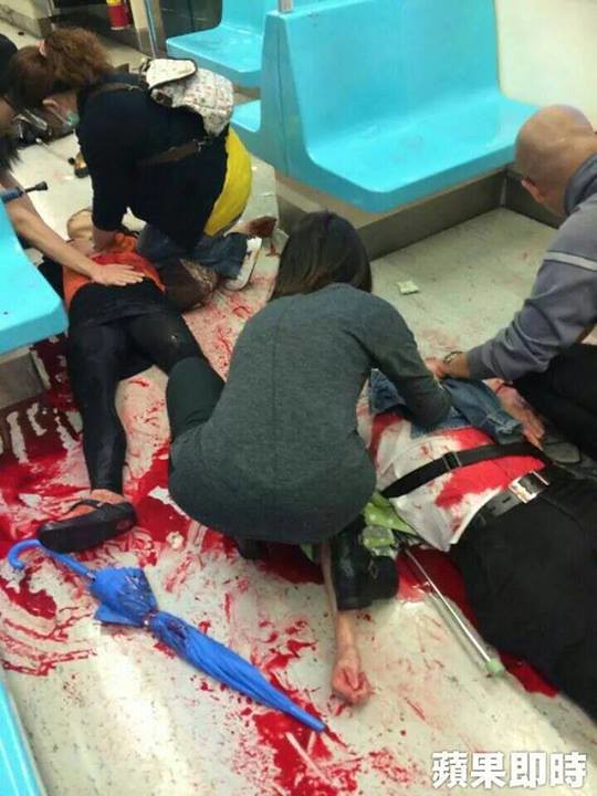 Pembunuhan oleh Seorang Physco di MRT Taipei, Taiwan