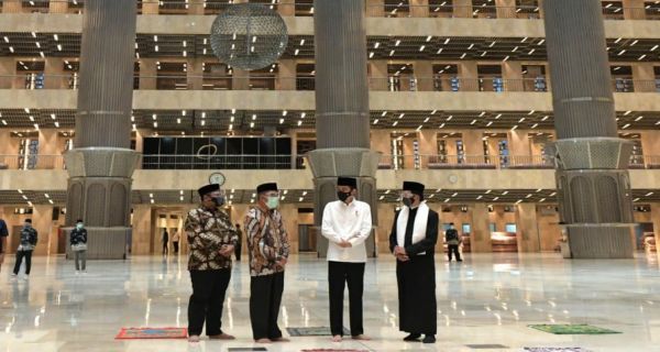 Resmikan Masjid Istiqlal, Jokowi Berharap Rakyat Indonesia Bangga
