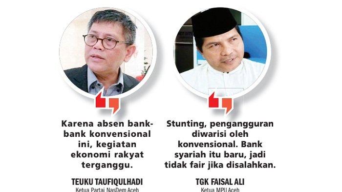 NasDem Aceh Minta Pusat Kembalikan Bank Konvensional, MPU: Jangan Kikis Syariat Islam