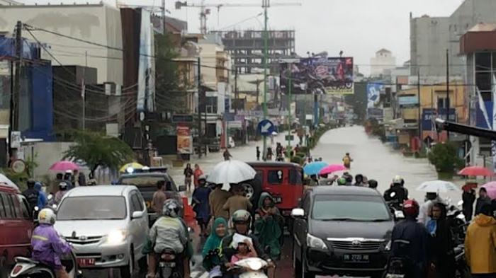  FOTO Begini Suasana Banjir Saat ini di Kota Pangkalpinang 