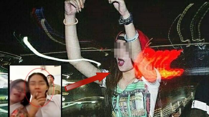 Wajah Siswi yang Merokok di Sekolah Sangat Mirip dengan Female Disc Jockey di Bandung