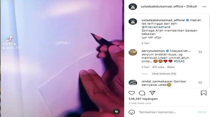 Unggah Lukisan Dirinya di Instagram, UAS Pernah Menjelaskan Hukum Islam Melukis Makh