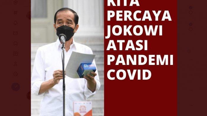 Buzzer Sejati Bela Presiden, Serukan Kalimat Heroik, Rakyat Percaya Jokowi