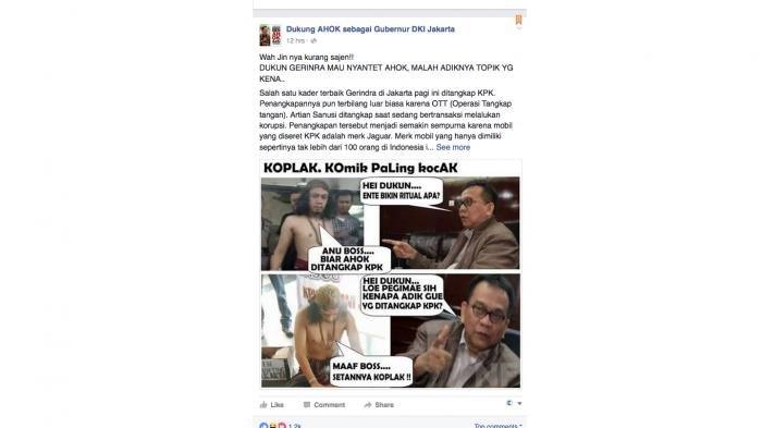 ★★★ Kerahkan Dukun Agar Ahok Ditangkap KPK, Eh Malah Sanusi Ditangkap Duluan ★★★