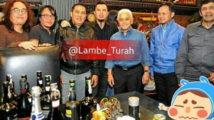 Beredar Foto Dirinya, Ahmad Dhani, Hatta Rajasa Disuguhi Minuman Miras