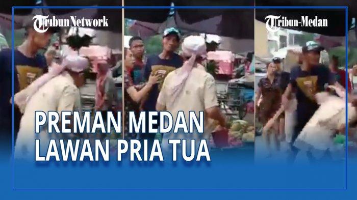 VIRAL Video Aksi Tak Patut 'Bang Jago' Medan Tantang Pria Tua Berkelahi di Tembung