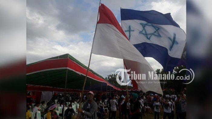 Di Sulut Ramai Masyarakat Dukung Israel : 'Terkutuklah Orang yang Mengutuk Israel'