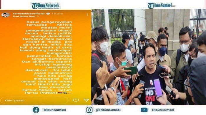 Farhat Abbas Sindir Ade Armando Dikeroyok Massa: Kalau Banyak Nyolot Mikir Dua Kali