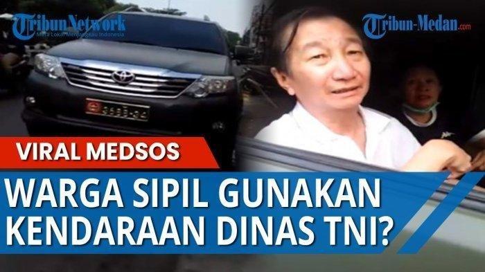 Warga Sipil yang Viral Pakai Mobil Dinas TNI Diperiksa Puspomad, Mobil Disita