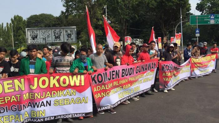 BEM Jabodetabek Gelar Aksi Damai Dukung Budi Gunawan Diangkat Jadi Kepala BIN