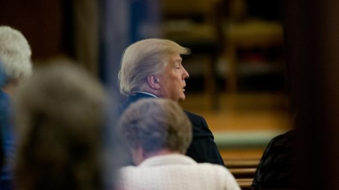 Ibadah di Gereja, Donald Trump Disindir Khotbah Pendeta