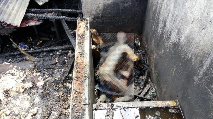 Sepasang Pekerja KaraokeTewas Berpelukan di KamarMandi Saat Gedung Terbakar