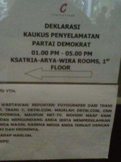 deklarasi-kaukus-penyelamat-partai-demokrat-media-tertentu-dilarang-meliput