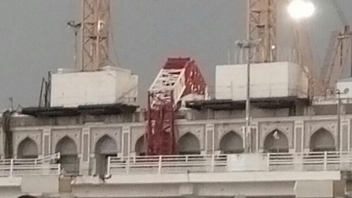 Badai di Masjidil Haram, Crane Jatuh, Sejumlah Jemaah Haji Jadi Korban