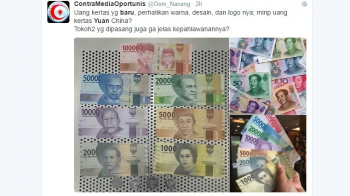Ada yang Sebut Rupiah Mirip Yuan, Begini Reaksi Netizen