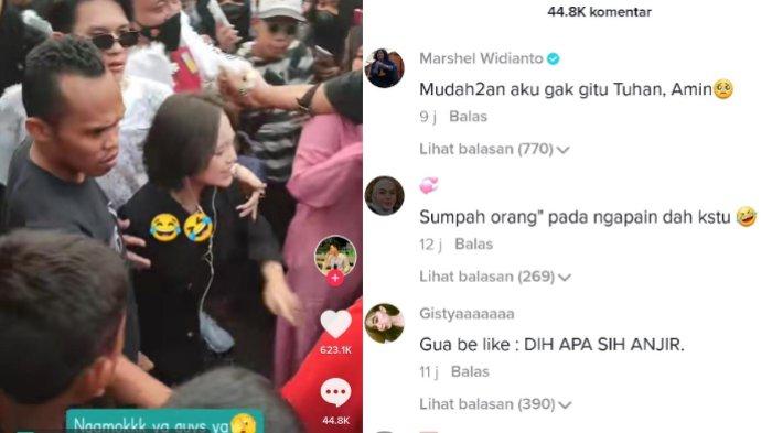 Viral Jeje Slebew Marah Minta Orang untuk Minggir, Komentar Marshel Widianto Disorot