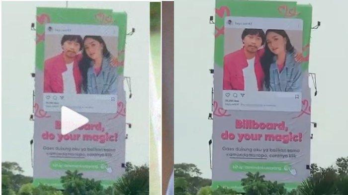 Klarifikasi Pria yang Pasang Baliho untuk Amanda Manopo: Aku Ngefans Banget