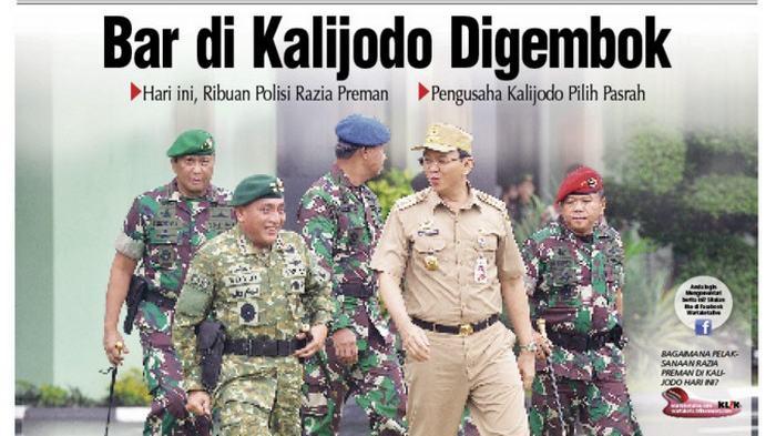 TNI Kok Dikerahkan Buat Menertibkan Kalijodo, Basuki Keblinger