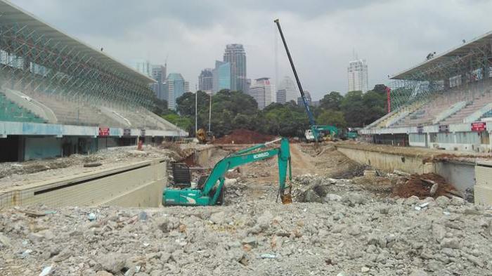Renovasi Stadion Utama Gelora Bung Karno Terus Dikebut
