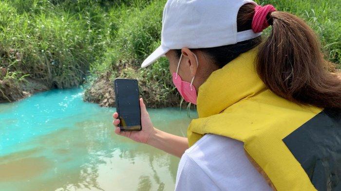 Saraswati Temukan Limbah Berat di Sungai Cisadane dan Longsor TPA Cipeucang