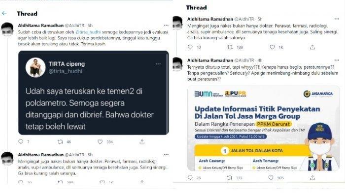 Pengakuan Nakes Tak Boleh Lewat Penyekatan PPKM Darurat