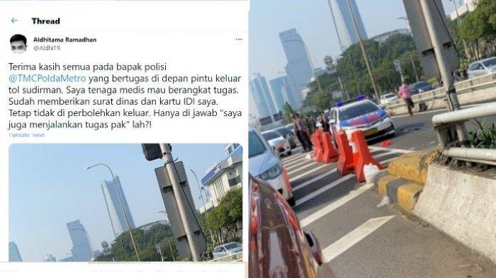 Pengakuan Nakes Tak Boleh Lewat Penyekatan PPKM Darurat