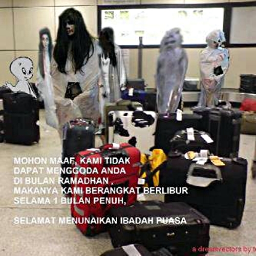 Meme setan di bulan puasa ini bikin ramai waktu nunggu berbuka