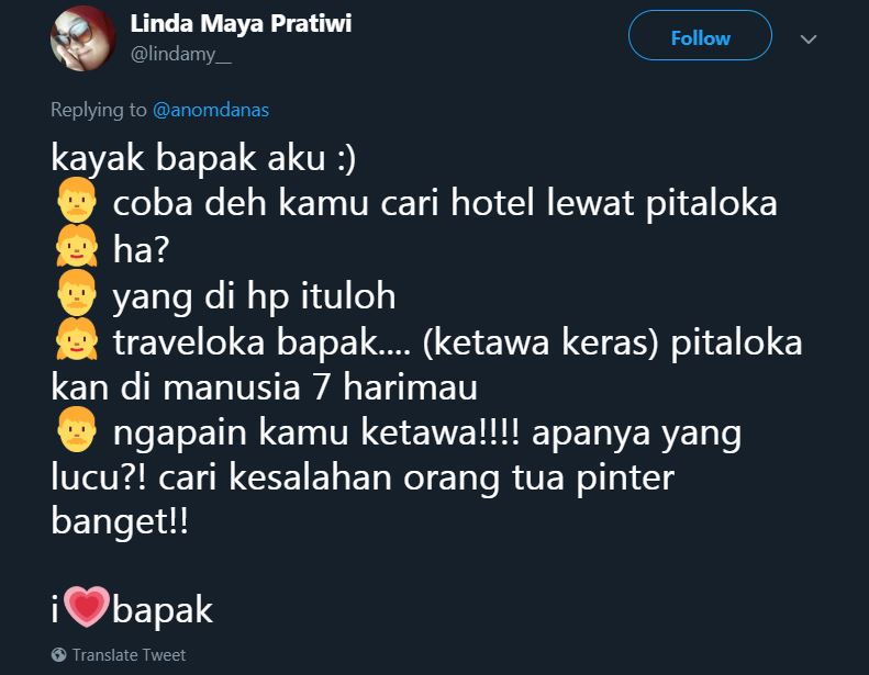 Obrolan lucu orangtua salah sebut merek ini bikin senyum-senyum sendiri