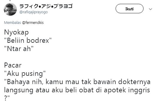 Cuitan lucu nyokap vs pacar ini bikin tersenyum malu