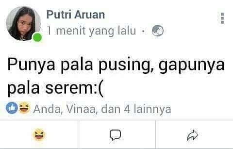 Status Facebook lucu curhat masalah hidup ini bikin kamu senyum-senyum sendiri 