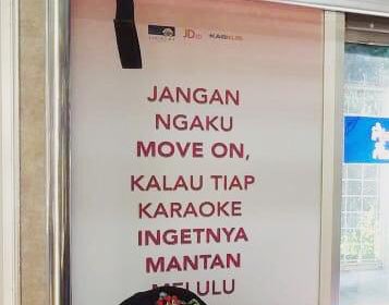 Tulisan soal mantan di KRL ini bikin nyesek buat yang baru putus