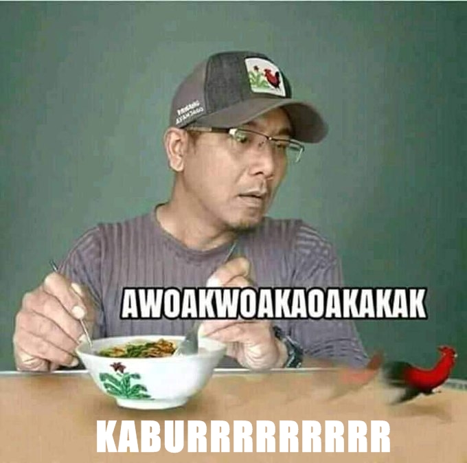 Meme lucu mangkuk ayam legendaris ini bikin kamu ketawa ngakak