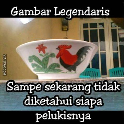 Meme lucu mangkuk ayam legendaris ini bikin kamu ketawa ngakak