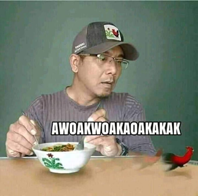 Meme lucu mangkuk ayam legendaris ini bikin kamu ketawa ngakak