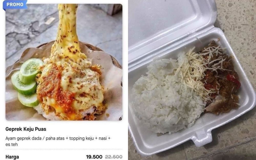 Realita makanan ini bikin pembeli menyesal kapok balik lagi