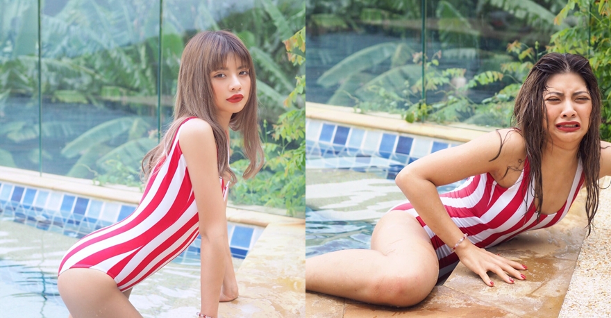 Aksi lucu cewek cantik bongkar beda di foto & realita, hasilnya bikin ngakak