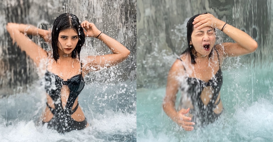 Aksi lucu cewek cantik bongkar beda di foto & realita, hasilnya bikin ngakak