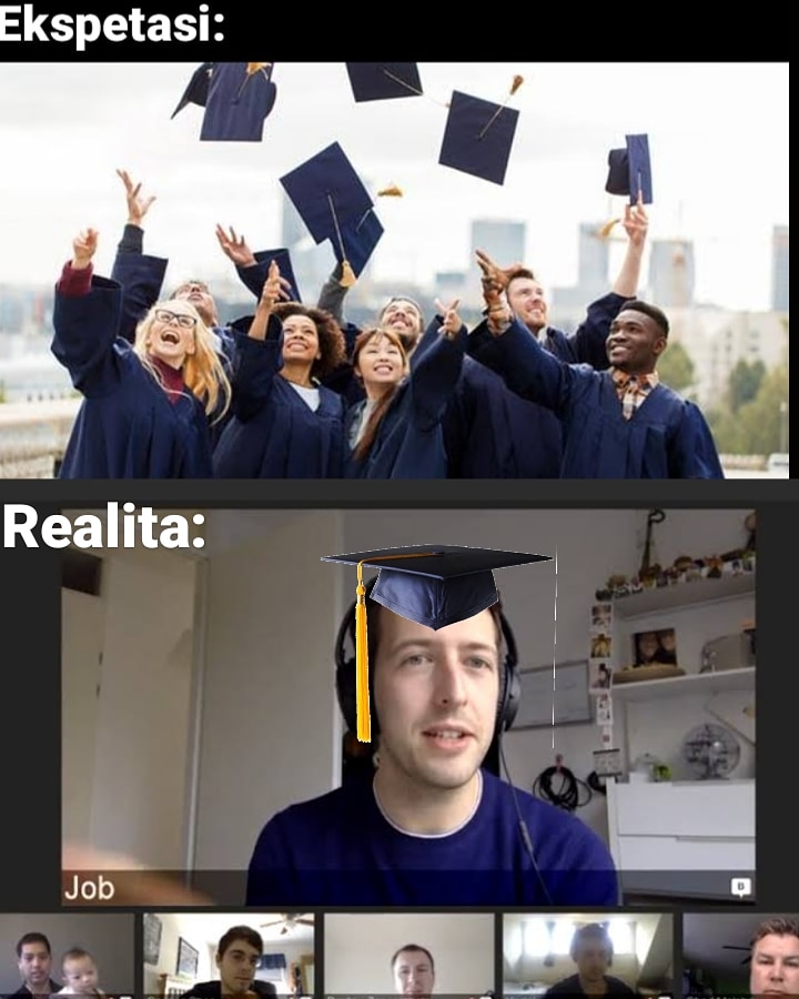 10 Meme Wisuda Lockdown Ini Bikin Miris