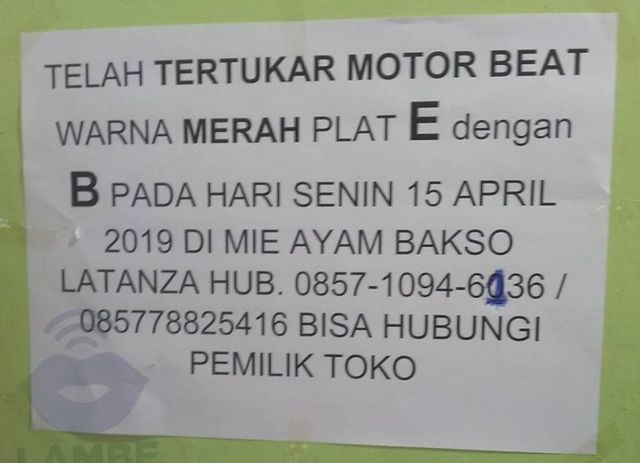Meme poster 'kehilangan'ini nyelenehnya bikin kamu nggak nyangka