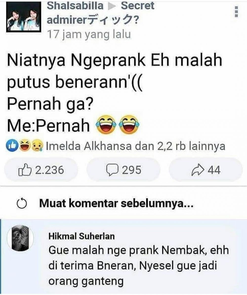 Kumpulan Status FB Lucu Bikin Tepok Jidat