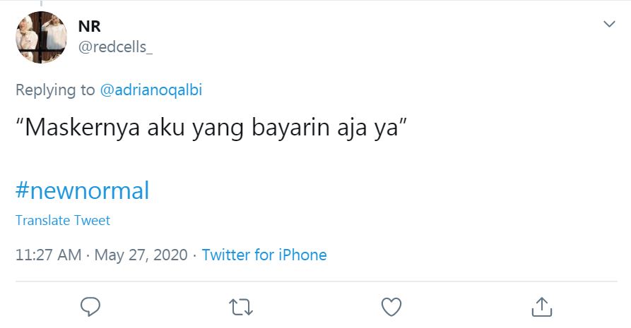 Cuitan-cuitan lucu menyambut era New Normal ini bikin geleng kepala